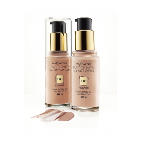 Max Factor Facefinity 3in1 Foundation 55 Beige 30ml Max Factor Facefinity 3in1 Foundation 55 Beige 30ml