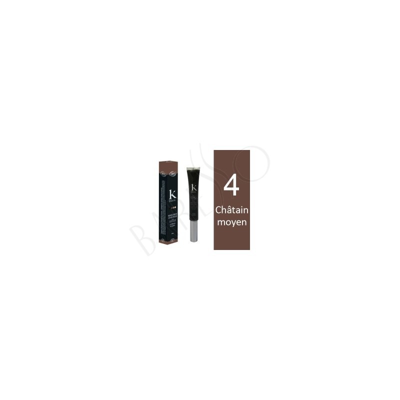 K Pour Karité Organic Hair Mascara - 4 Medium Brown