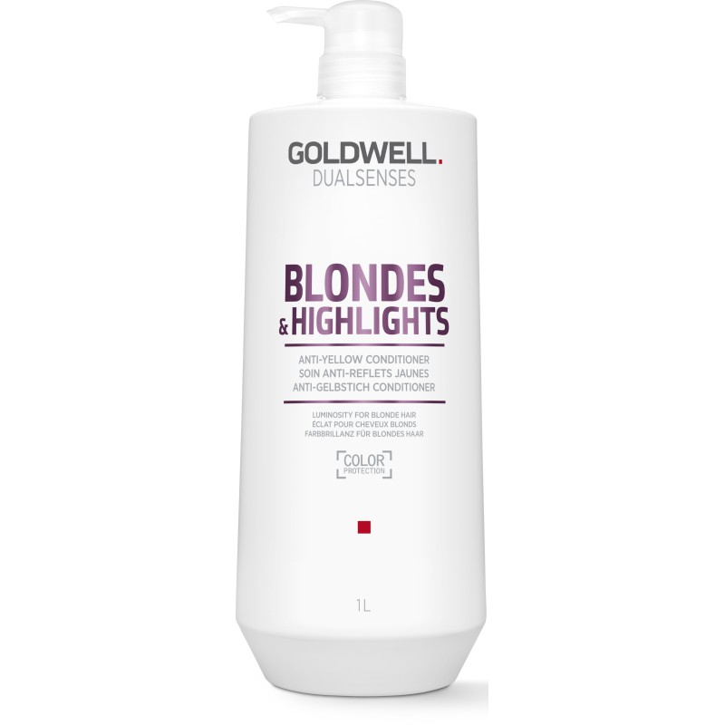Goldwell Dualsenses Blondes & Highlights Anti-Yellow Conditioner 1000mlIGHLIGHTS Anti-Yellow Conditioner 1000ml