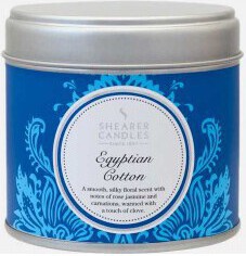 Shearer Candles Large Tin Egyptian Cotton 40h