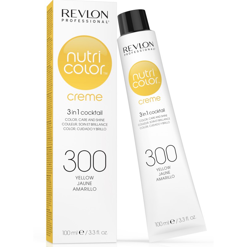 Revlon Professional Nutri Color Creme 300 Yellow Tube 100ml Revlon Professional Nutri Color Creme 300 Yellow Tube 100ml