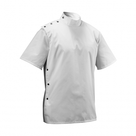 Bravehead Barber Jacket - White Medium Bravehead Barber Jacket - White Medium
