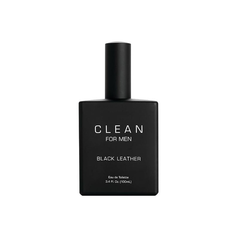 Clean Black Leather For Men edt 100ml