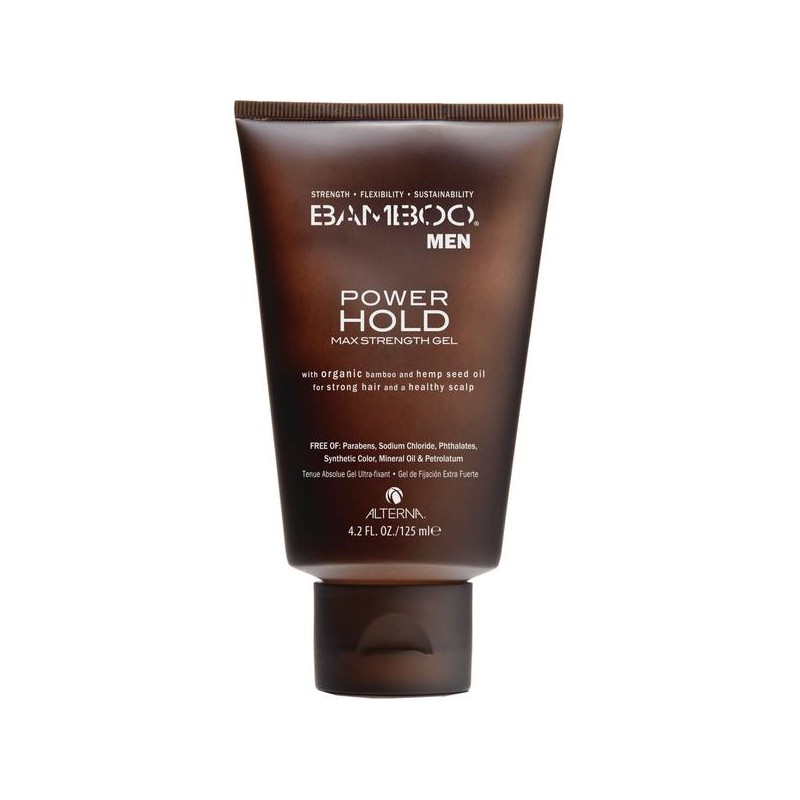 Alterna Haircare Bamboo Men Power Hold Max Strength Gel 125ml