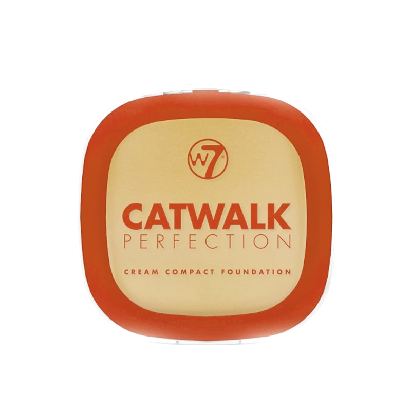 W7 Catwalk Perfection Cream Compact Foundation 6g - Beige W7 Catwalk Perfection Cream Compact Foundation 6g - Beige
