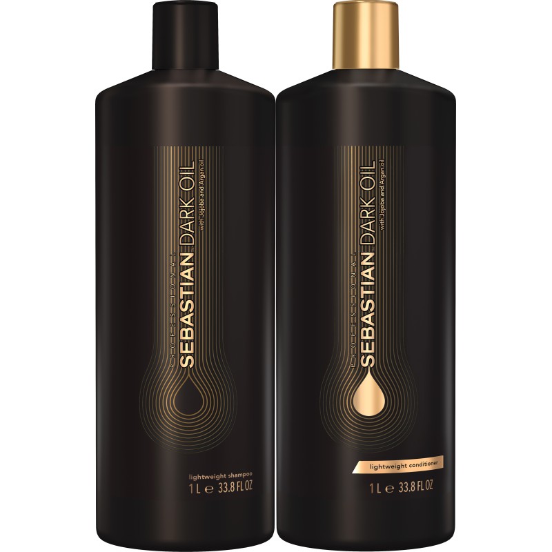 Sebastian Professional Dark Oil Lightweight Hair Duo 1000ml Sebastian Professional Dark Oil Lightweight Hair Duo 1000ml