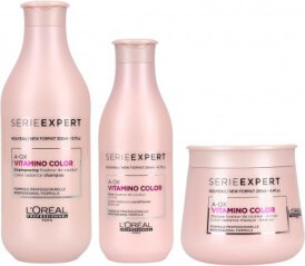 L'Oréal Professionnel Serie Expert Vitamino Color Schampo 250ml, Balsam 150ml och inpackning 200ml