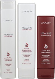 Lanza Healing Color Color Preserving Shampoo 50ml + Conditioner 50ml + Trauma Treatment 50ml