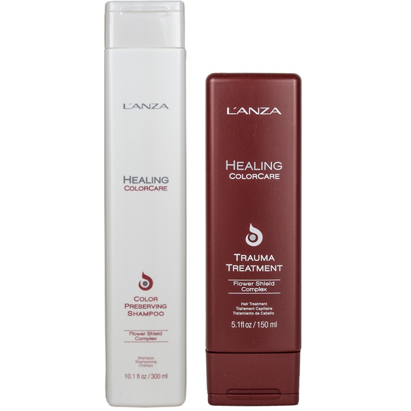 Lanza Healing Color Preserving Shampoo 300ml och Trauma Treatment 150ml