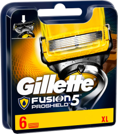 GILLETTE FUSION PROSHIELD RAZOR + 6 Rakblad