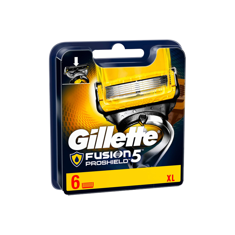 GILLETTE FUSION PROSHIELD RAZOR + 6 Rakblad