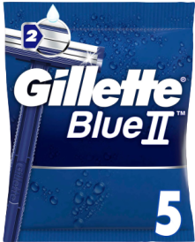 GILLETTE BLUE II RAZORS (5 PACK)