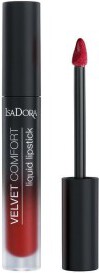 IsaDora Velvet Comfort Liquid Lipstick 66 Ravish Red (2)