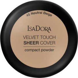 IsaDora Velvet Touch Sheer Cover Compact Powder 45 Neutral Beige (2)
