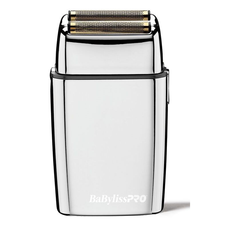 BabylissPro Double Foil Metal Shaver Silver