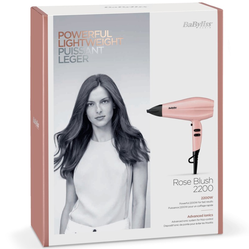 Babyliss Hårfön Rose Blush 2200 5337PRE
