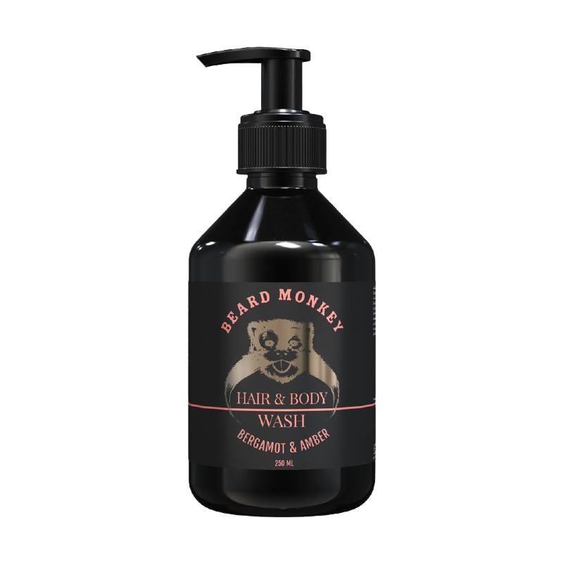 Beard Monkey Hair & body Bergamot & Amber 250 ml Beard Monkey Hair & body Bergamot & Amber 250 ml