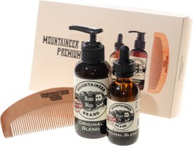 Mountaineer Brand Original Blend Beard Oil & Beard Wash Duo with Comb (2)