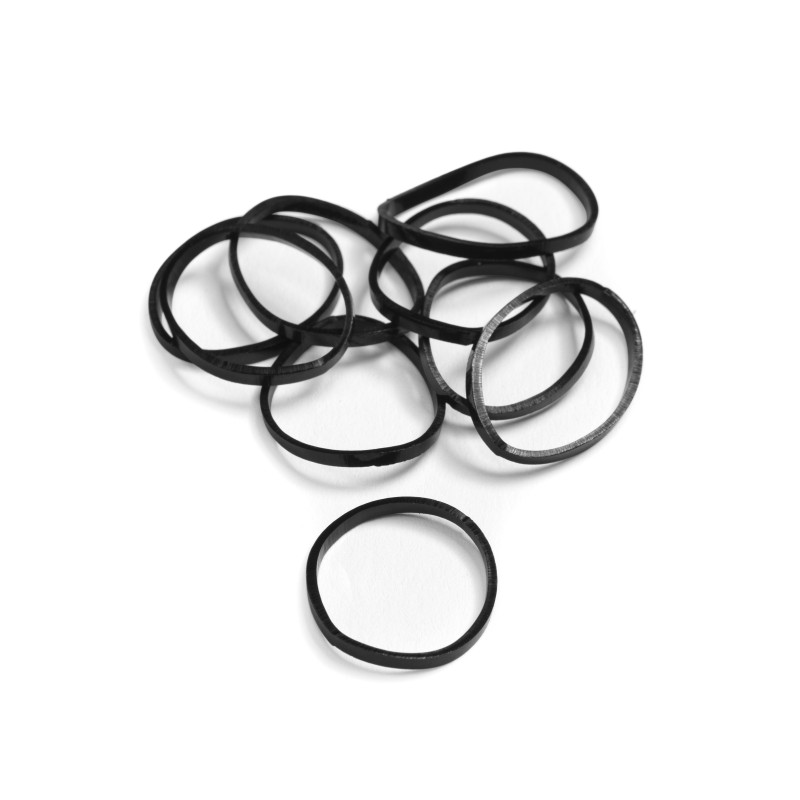 Hårband i Silikon Färg - Svart