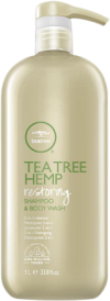 Paul Mitchell Tea Tree Hemp Restoring Shampoo and Body Wash 1000ml (2)