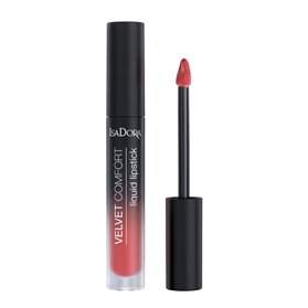 Isadora Velvet Comfort Liquid Lipstick Coral Rush 55 (2)