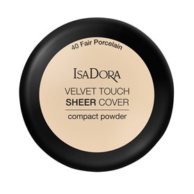IsaDora Velvet Touch Sheer Cover Compact Powder 40 Fair Porcelain (2)