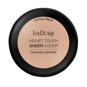 IsaDora Velvet Touch Sheer Cover Compact Powder 43 Cool Sand (2)