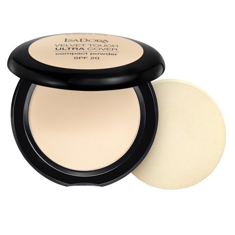 Isadora Velvet Touch Ultra Cover Compact Powder SPF 20 Fair Porcelain 60