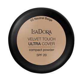 Isadora Velvet Touch Ultra Cover Compact Powder SPF 20 Neutral Beige 65 (2)