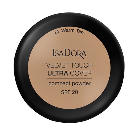 Isadora Velvet Touch Ultra Cover Compact Powder SPF 20 Warm Tan 67