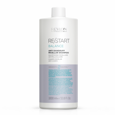 Revlon Professional Restart Balance anti dandruff micellar shampoo 1000ml Revlon Professional Restart Balance anti dandruff micellar shampoo 1000ml
