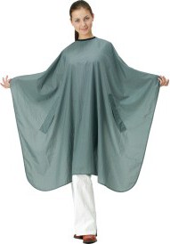 Wako Crinkle cape, grey 