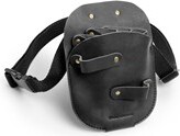Scissor holster, leather