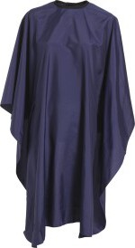 Soft cape, indigo blue