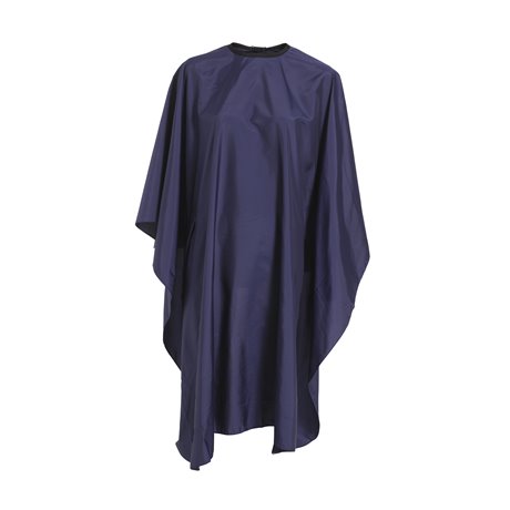 Soft cape, indigo blue