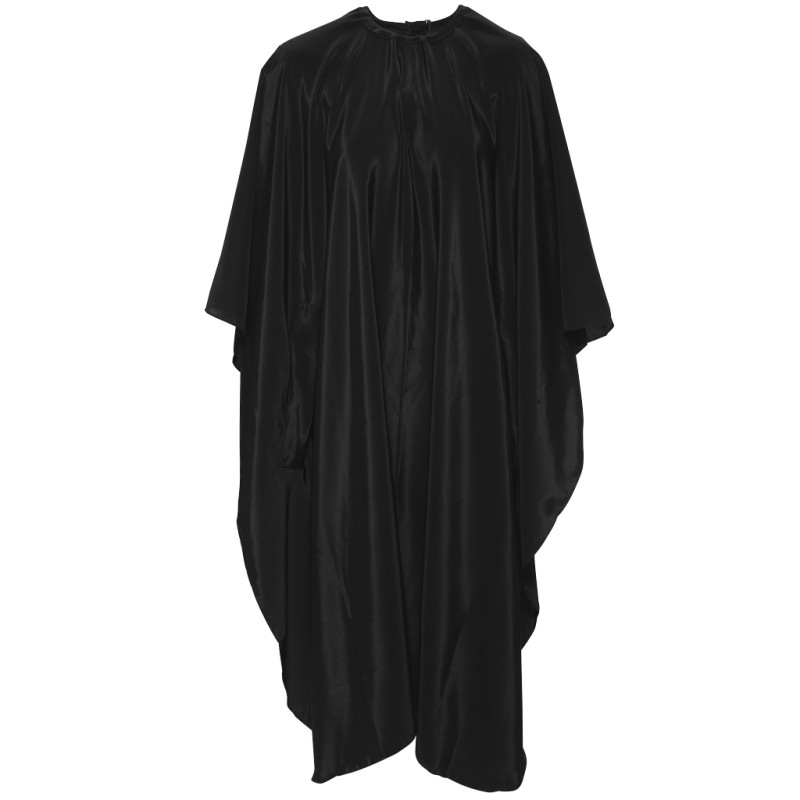 Cutting cape silky, black