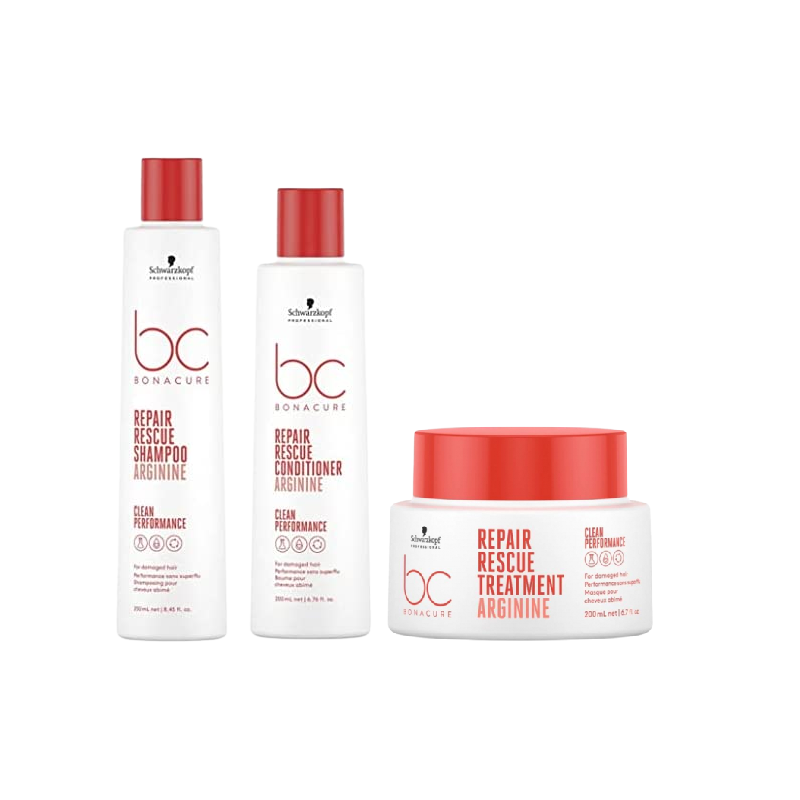 Schwarzkopf BC Bonacure Repair Rescue Trio 250ml + 200ml +200ml