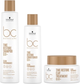 Schwarzkopf BC Bonacure Time Restore Trio 250ml + 200ml + 200ml