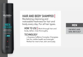Goldwell Dualsenses Men Hair & Body Shampoo 300ml (2)