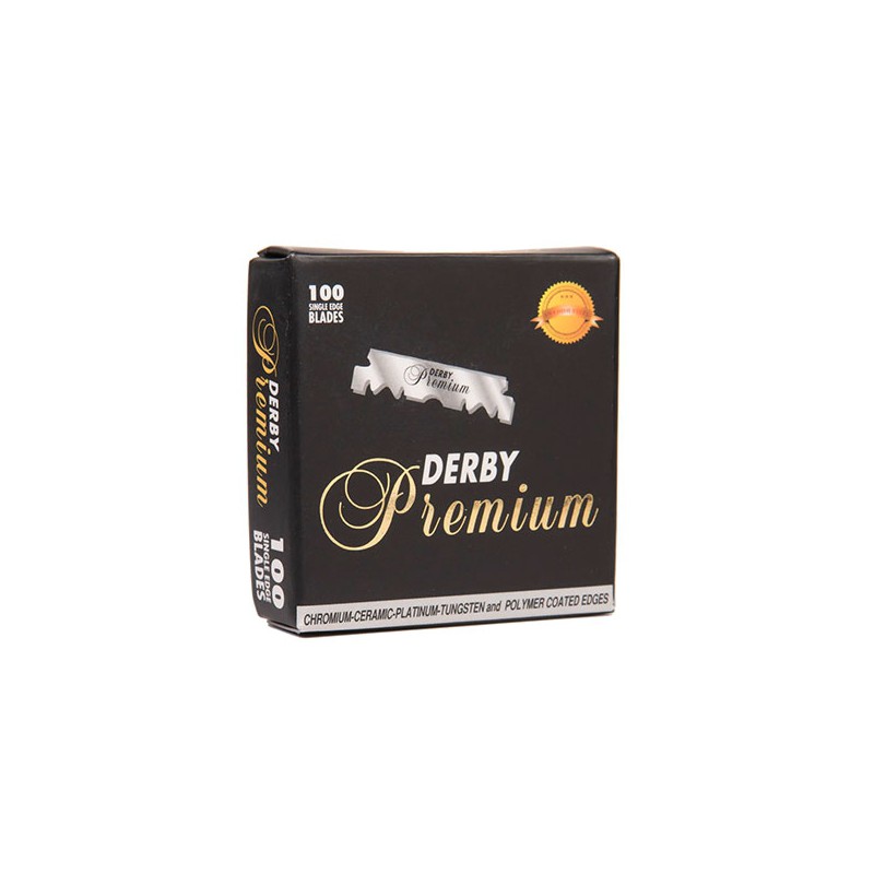 Derby Premium Professional Single Edge Razor Blades x100