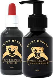 Beard Monkey Kit Oil 50ml & shampoo 100ml(Sweet Tobacco)