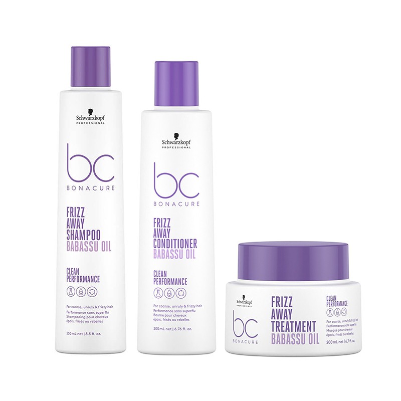 Schwarzkopf BC Bonacure Frizz Away Trio Treatment