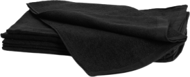 Bleachsafe towel black L 12st