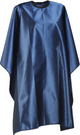 Satin cape. royal blue