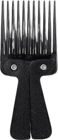 Afrocomb. black handle