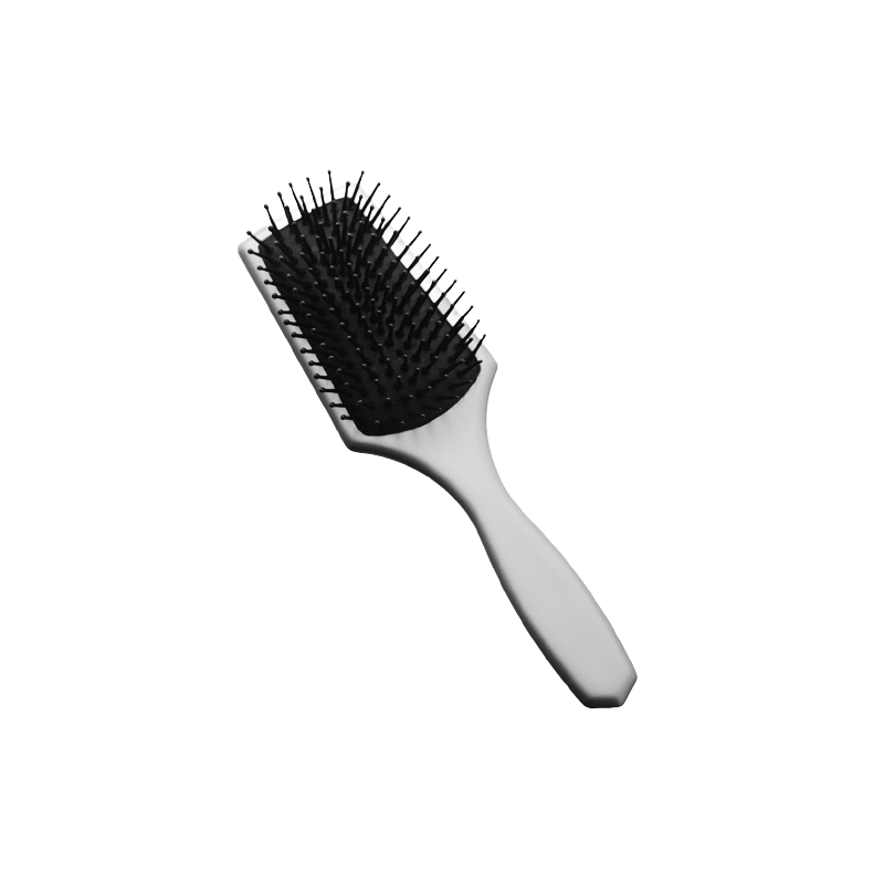 Paddle Brush Silver Mini