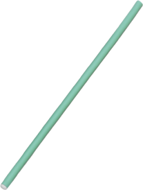 Flexible Rods L Green 8 mm
