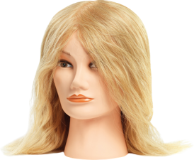 Mannequin female blond medium (35-40 cm)