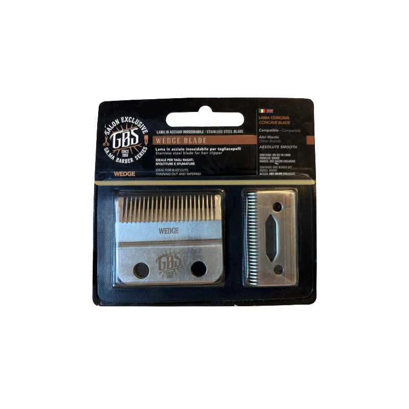 Ga.ma Gbs Wedge Stainless Steel Blade For Abs Smooth