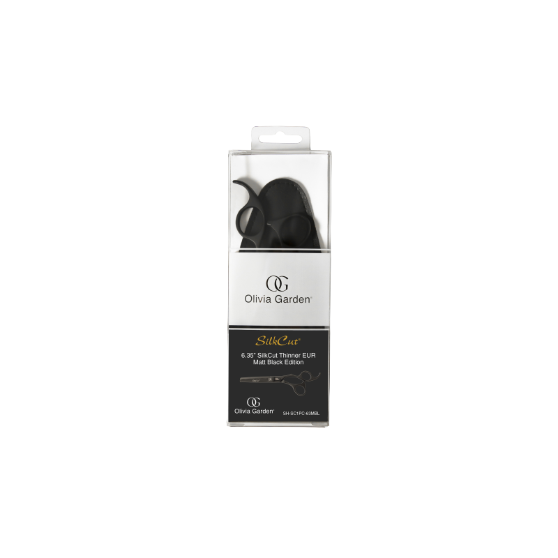 Olivia Garden OG Silkcut 635 Thinner Effiler Matt Black